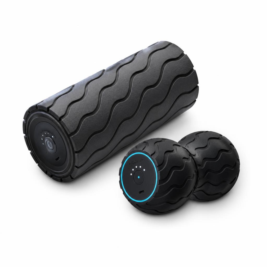 Комплект Масажний циліндр Theragun Wave Roller + Вібруючий масажний ролер Theragun Wave Duo