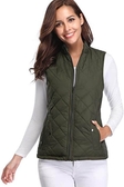 Women’s Cotton Vest With Stand Collar | Women Sleeveless Warm Jacket