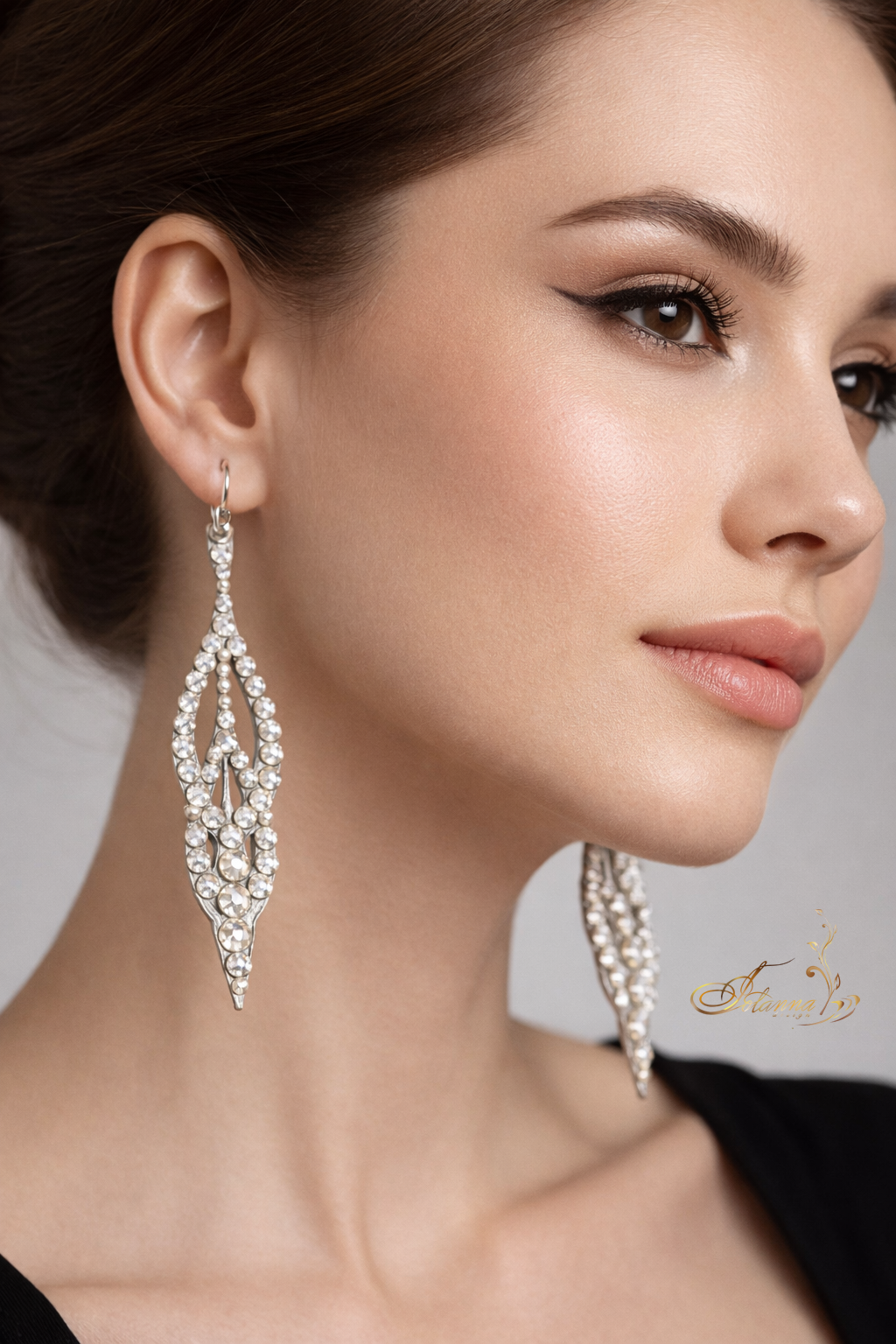 Crystal Drop Dance Earrings