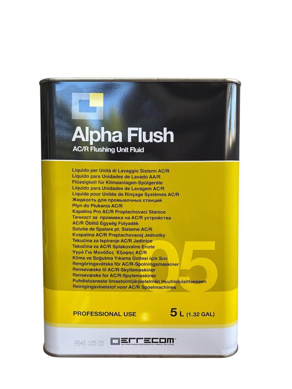 Alpha Flush 5 L Промивна рідина для використання з автоматичними промивальними станціями Errecom