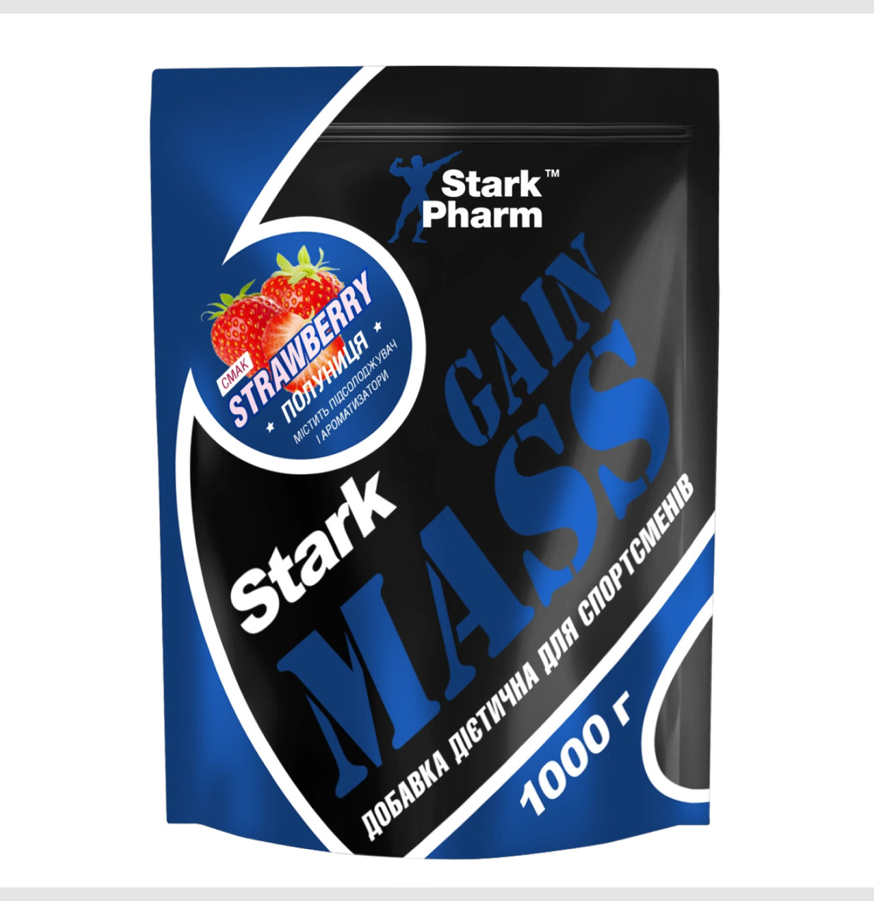 Stark Gain Mass Ostrowia Whey - 1000g Strawberry