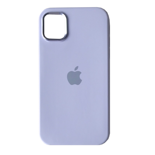 Silicone Case Full (Metal Frame and Buttons) for iPhone 13 Pro Max Glycine