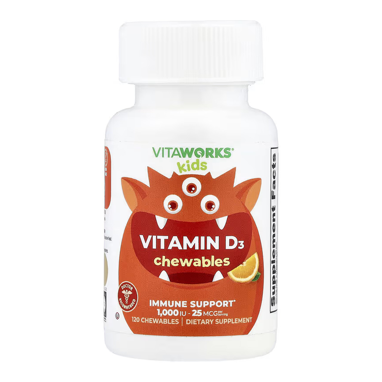 VitaWorks Kids Vitamin D - 120 chewables