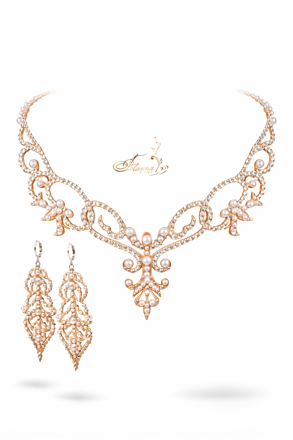 Pearl & Crystal Chandelier Dance Earrings