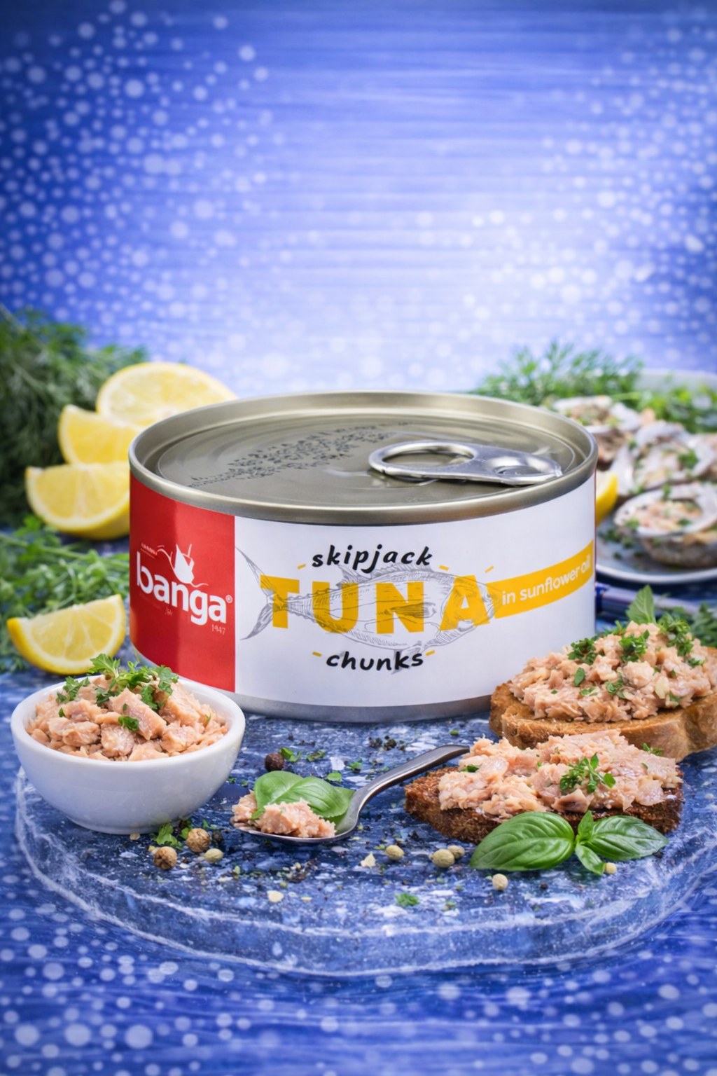 Тунець салатний у соняшниковій олії “Banga”