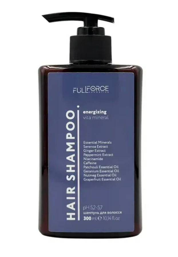 Енергетичний шампунь для росту волосся HAIR SHAMPOO ENERGIZING VITA MINERAL, 300 ml