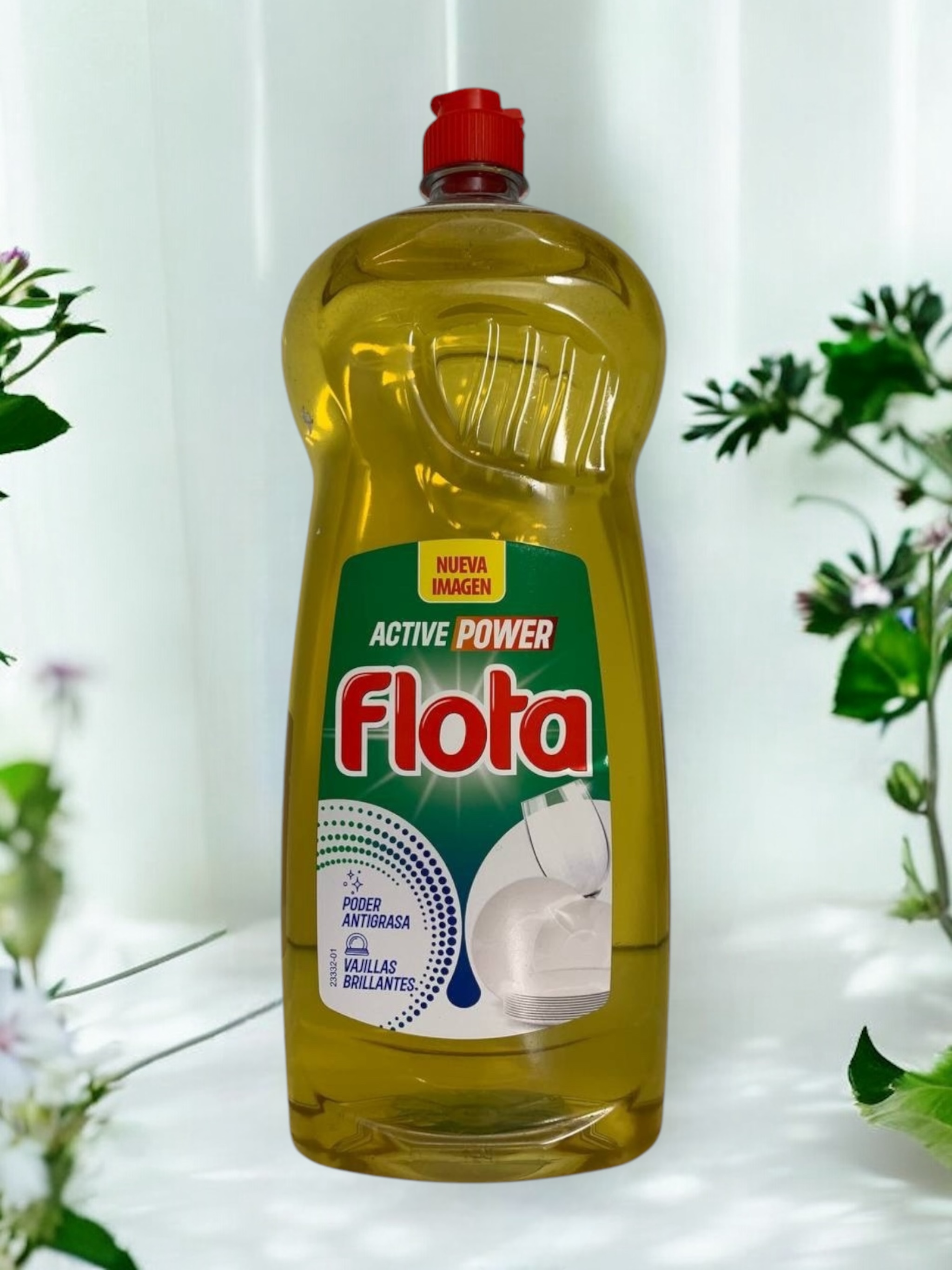 FLOTA Рідина для ручного-машинного миття посуду "Активна Сила" (1,5л)