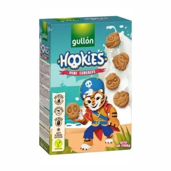Печиво Міні Злакове без лактози Gullon Hookies 250 г Іспанія