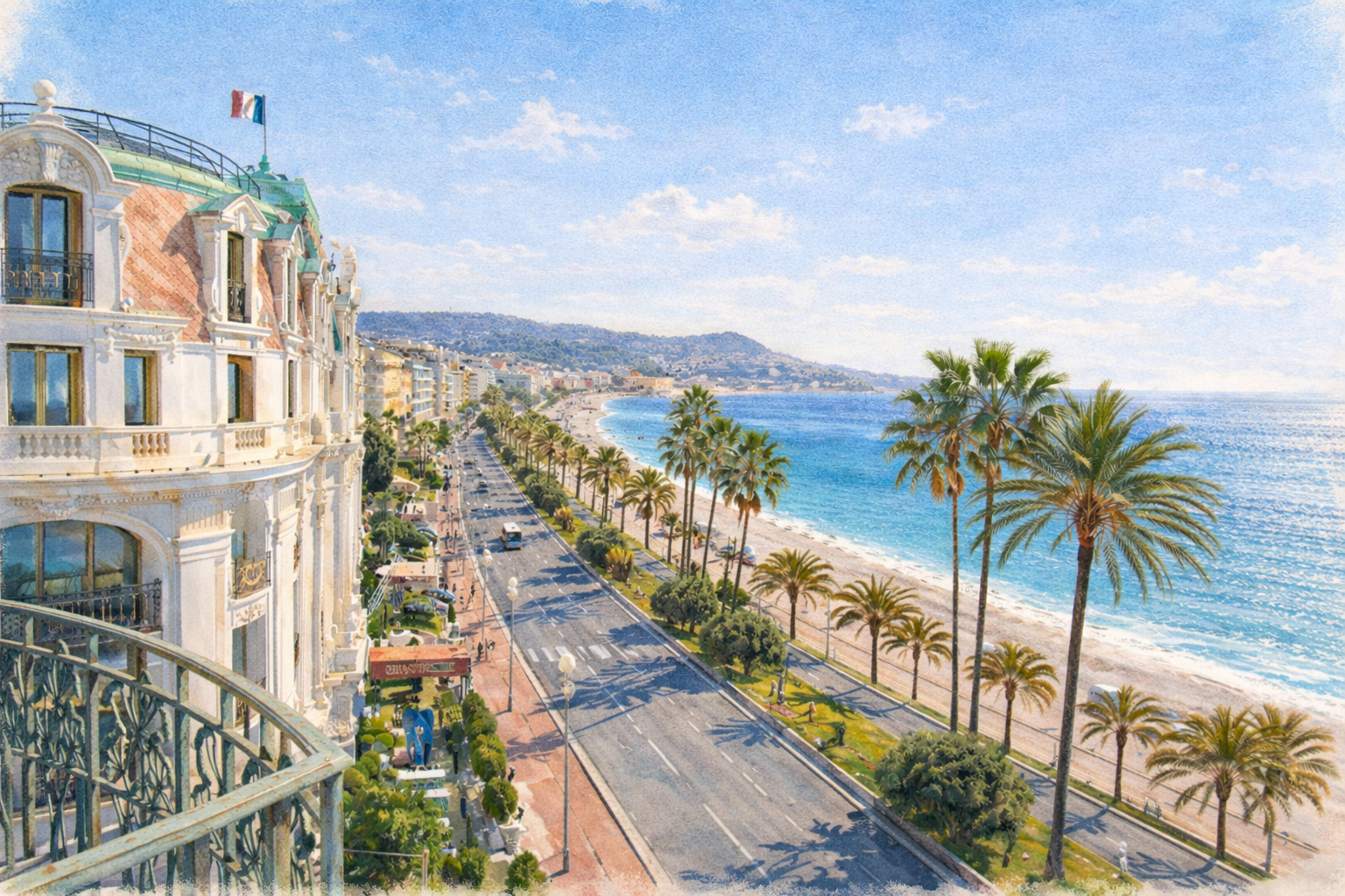 Ніцца: лазуровий спокій узбережжя, шепіт хвиль та стежки філософів