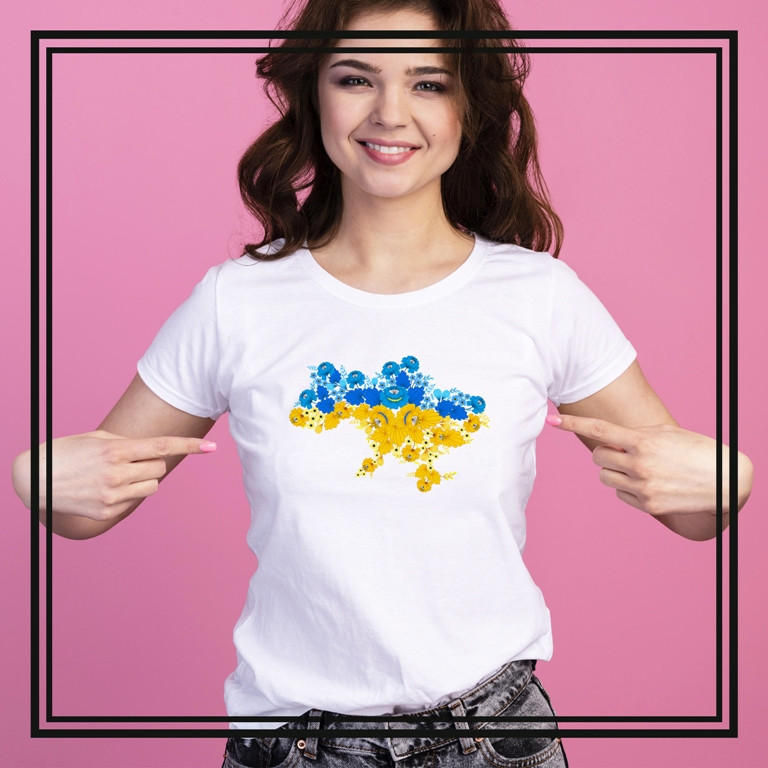 Футболка  "Україна квіткова"