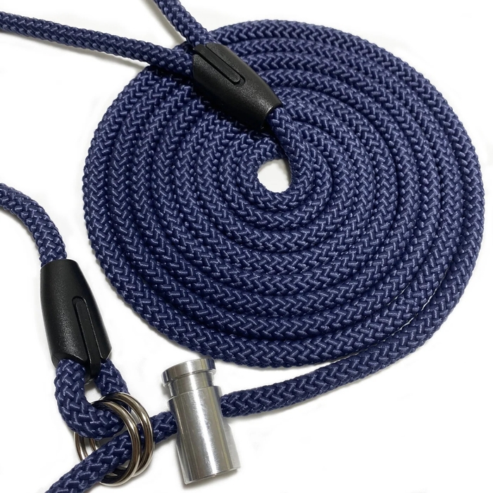 Повідець контролер Dog Walking CONTROL LEASH для вигулу та дресирування собак 8 мм 3 м синій Denim