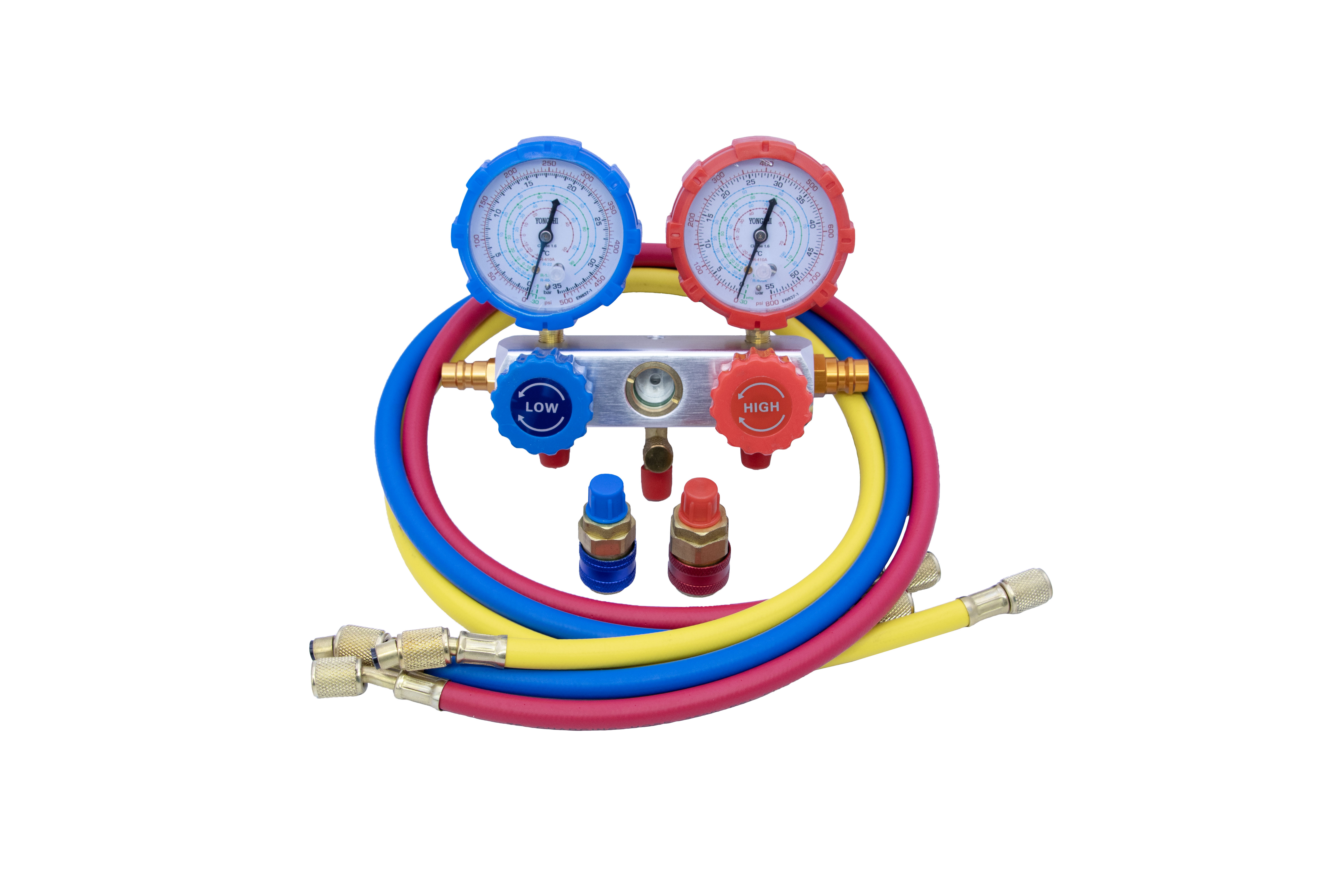 YS 024 Манометричний 2-x вентильний колектор R134а / R22 / R410 а / R404а