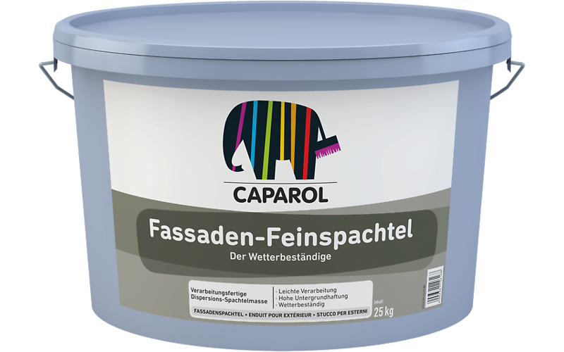 Шпаклівка фасадна дісперсійна акрилова Caparol Fassaden-Feinspachtel, 25 кг.