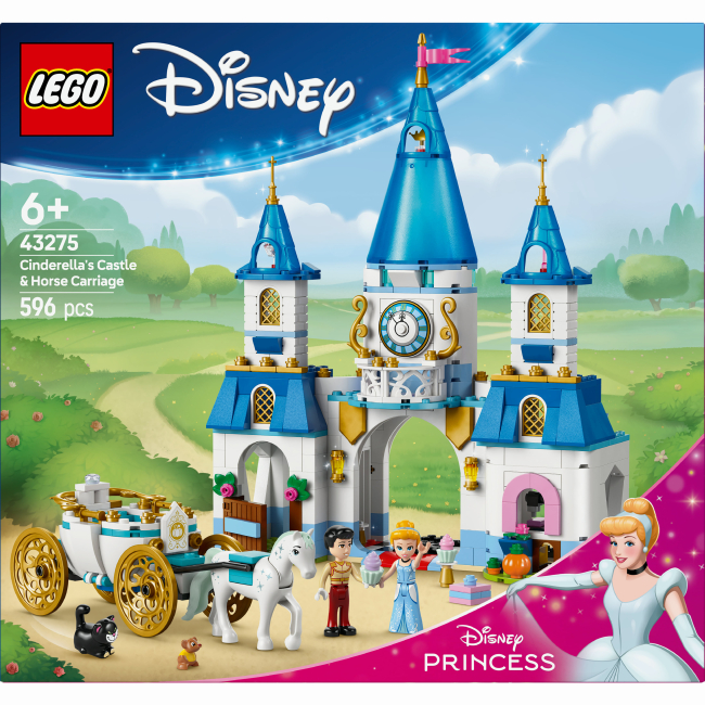 Конструктор LEGO Disney Princess Замок Попелюшки й карета (43275)