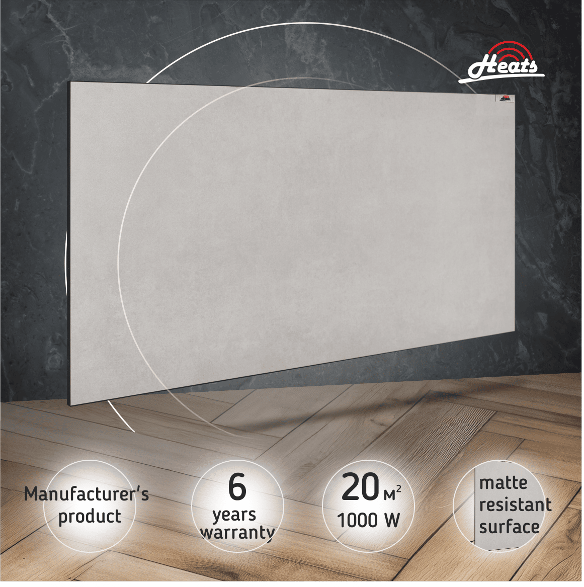Ceramic Heater Heats 1000 Loft