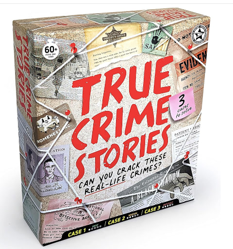 Big Potato True Crime Stories: 3 Cases in 1, Can You Crack Real-Life Crimes in This Family Game for Kids and Adults, Strategy Game for Family, Mystery Crime Game