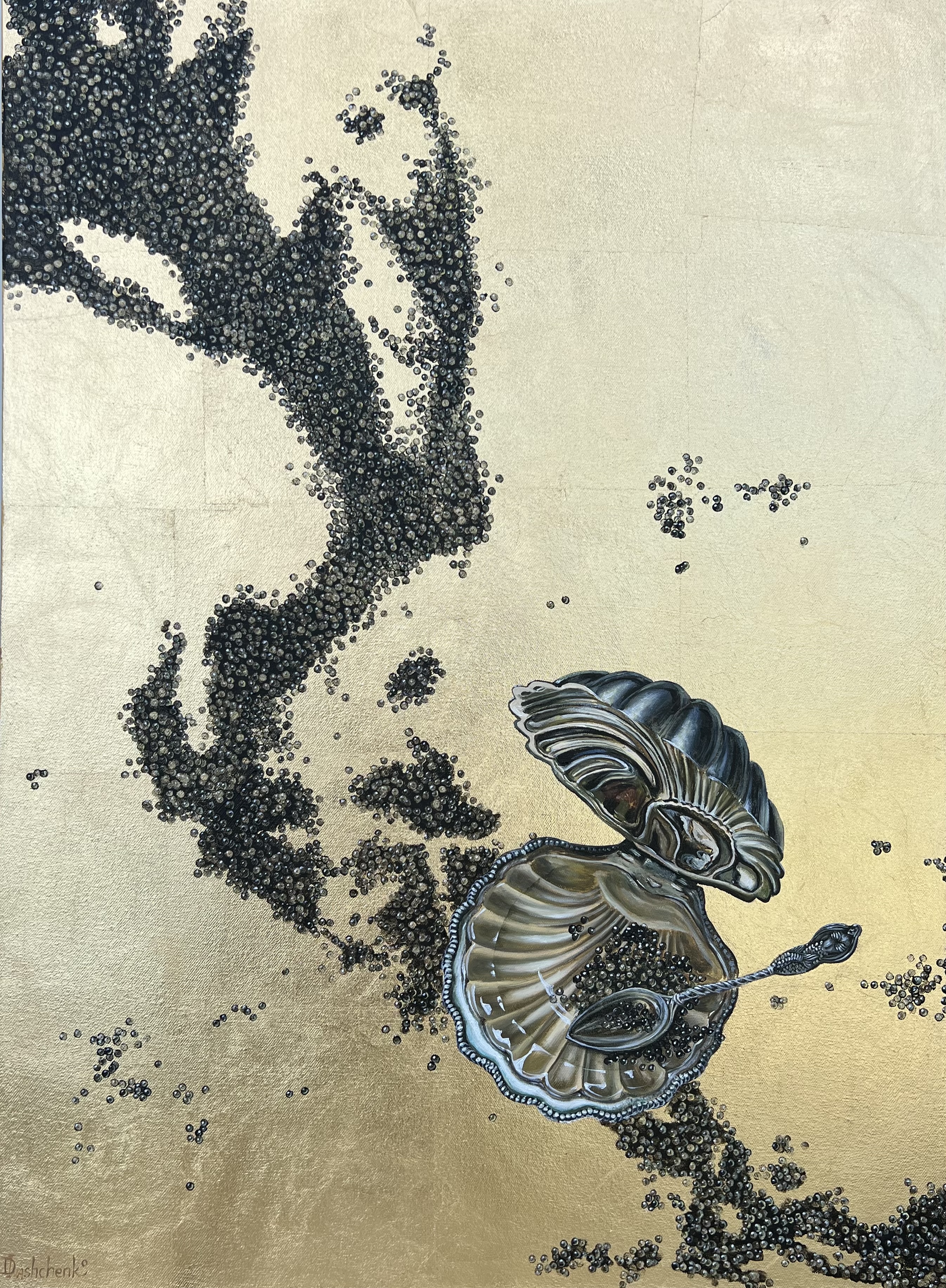 Caviar, original painting