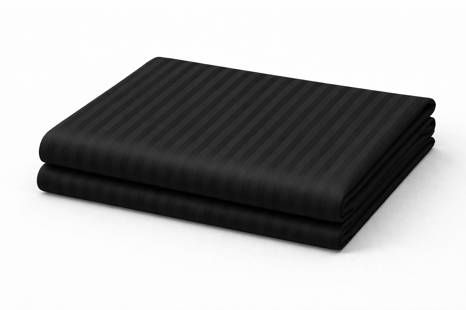 Простирадло страйп сатін  чорний
