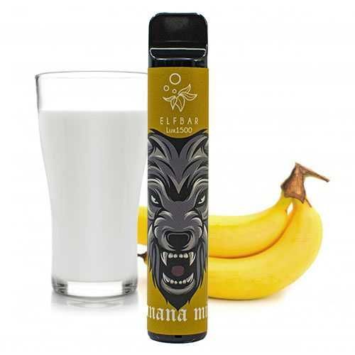 Elf Bar 1500 LUX Banana Milk (Банан Молоко)