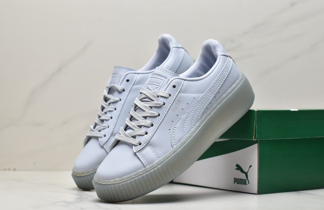 Puma SMASH v2 VULC CV Low Top Leather Dad Shoes