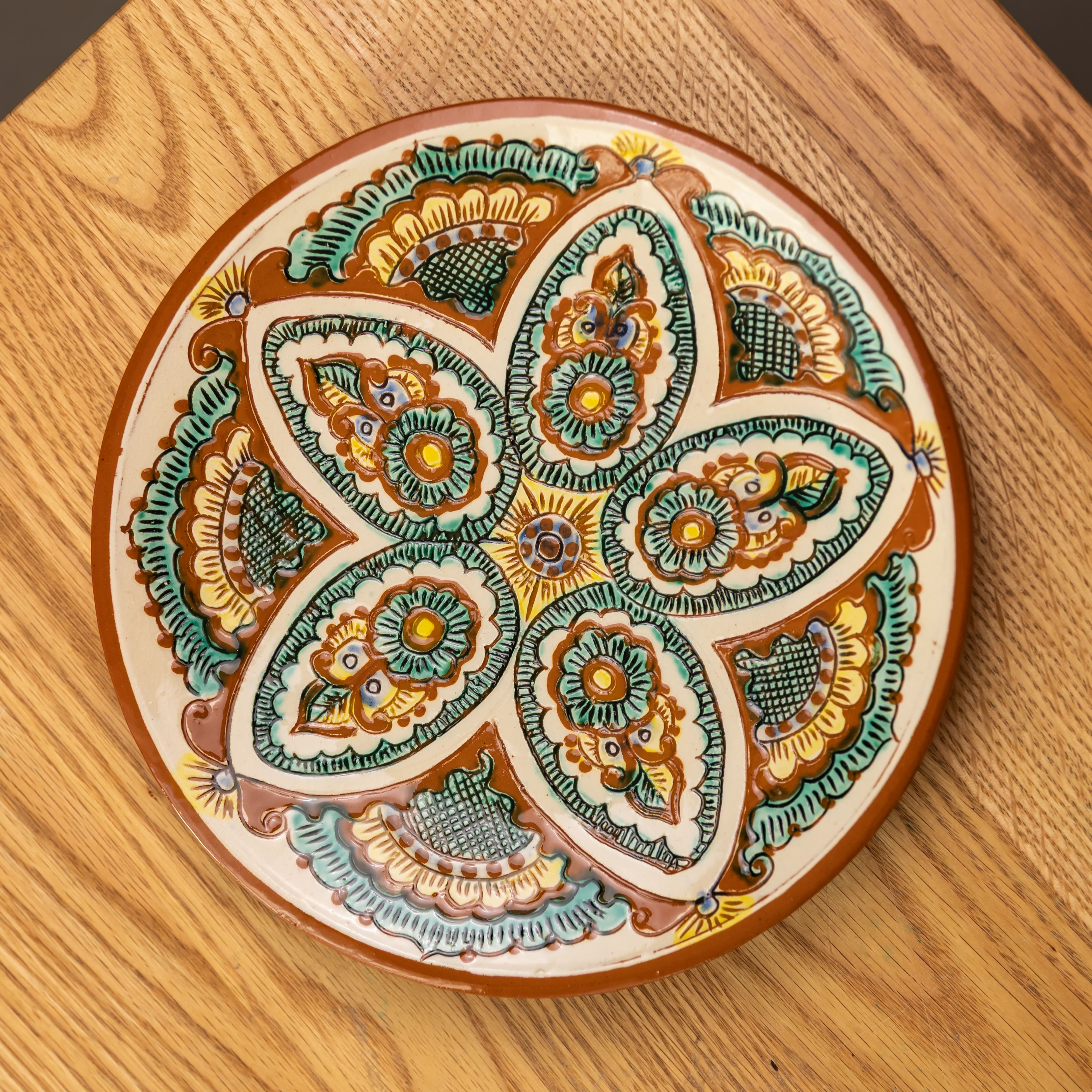 Декоративна таріль на стіну "Писанки", 22 см