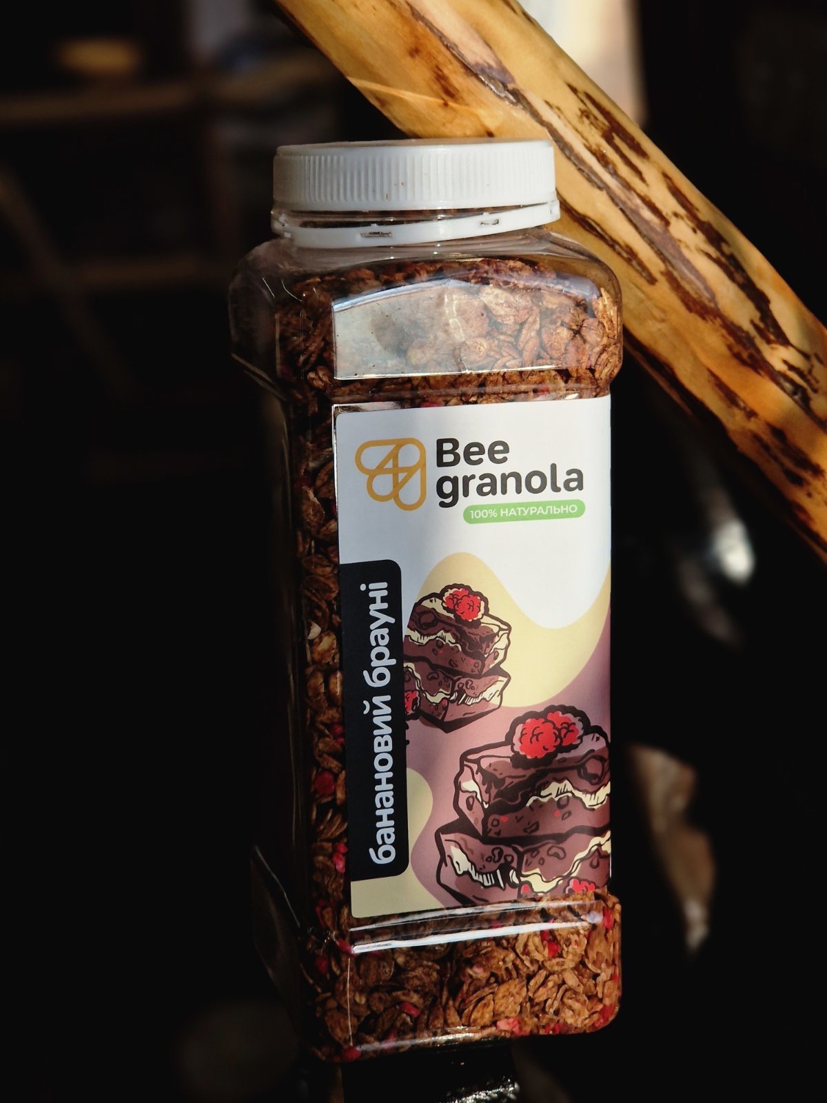 Гранола БАНАНОВИЙ БРАУНІ «Bee granola», 500г