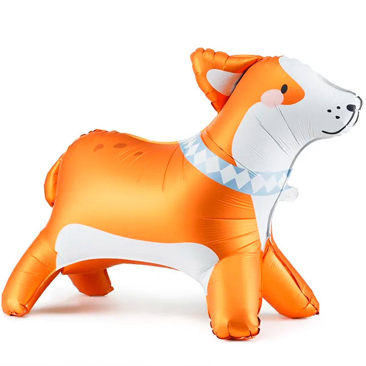 Фольгована 3D кулька песик Коргі