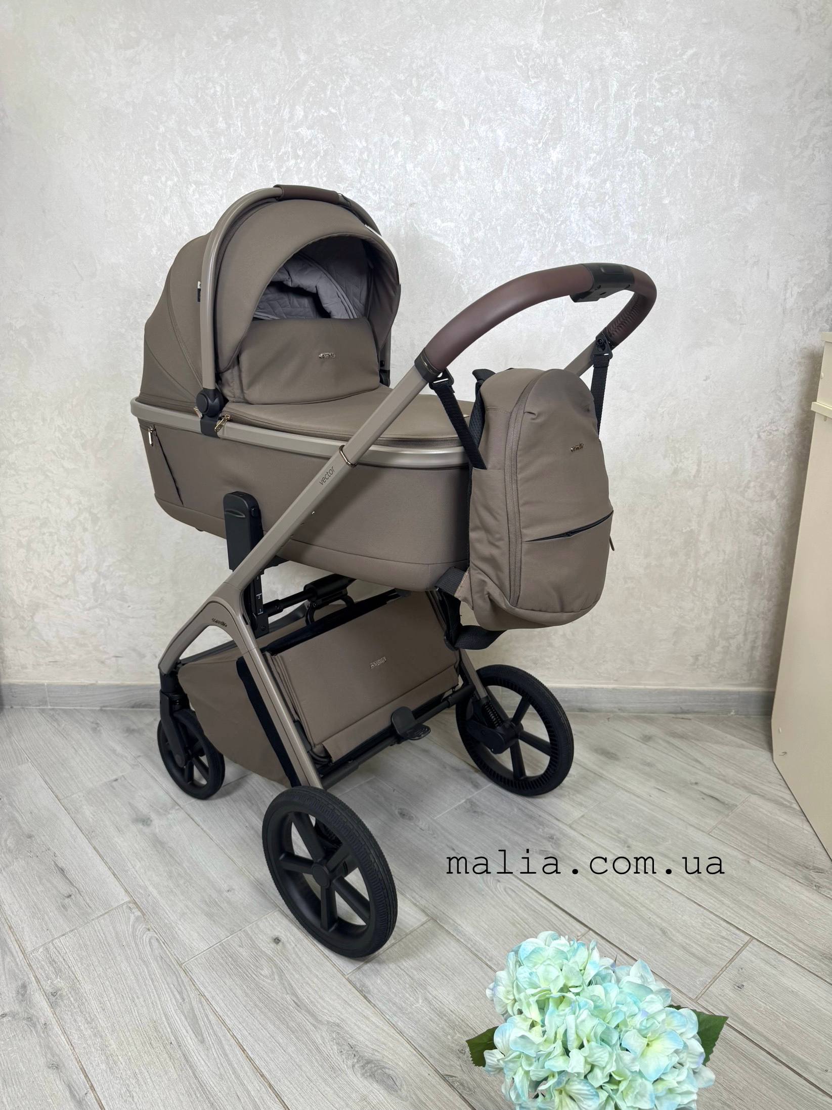 Коляска 2 в 1 Carrello Vector CRL-6550 2в1 Сoffee Beige