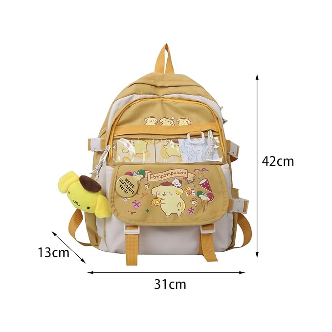 Яскравий та стильний шкільний рюкзак Pompompurin , Помпомпурін з Sanrio