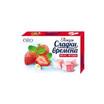 🇧🇬 "Zaharni Zavodi" Delicias turcas fresa, 140 g.
