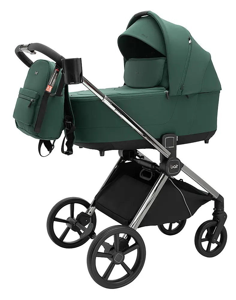 Коляска 2 в 1 Bair Pixel PL-04 зелений