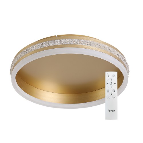 Світлодіодна люстра з пультом Feron AL6600 SHINE 70W