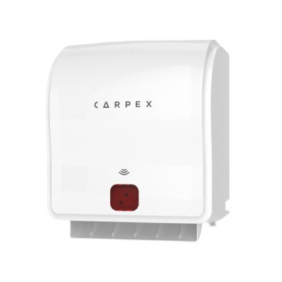 Диспенсер сенсорний для паперових рушників CARPEX Optima Autocut White, NEW