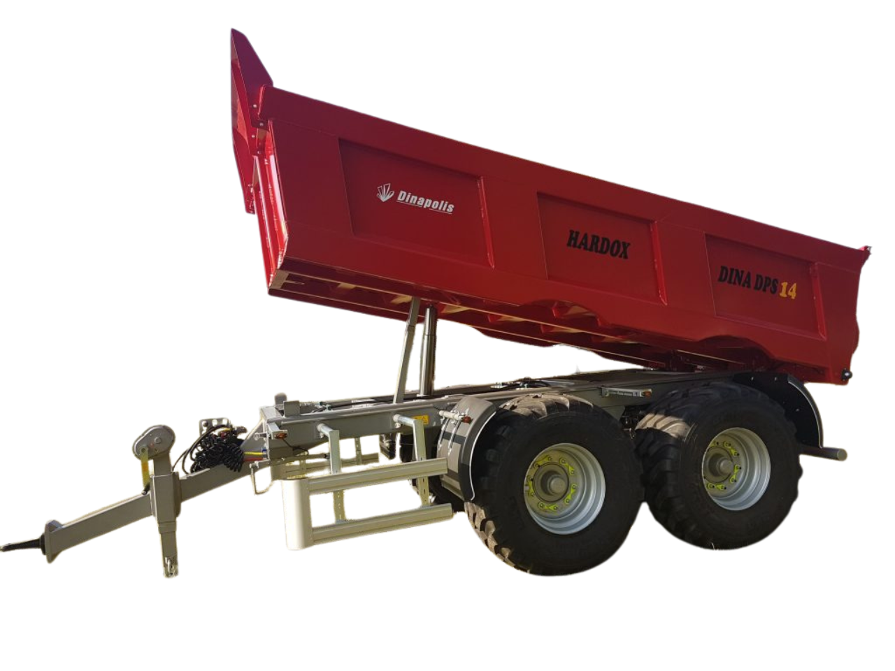 Важкі самоскиди-причепи для перевезення каменю, щебеню, ґрунту та інших важких матеріалів