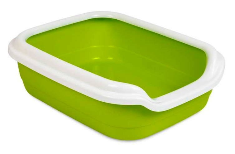 Природа Туалет  Comfort L для котів лайм 49х39х15 см