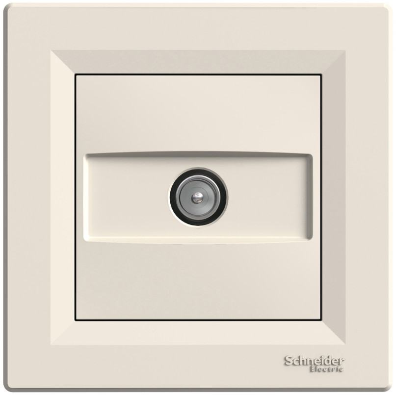 Розетка TV кінцева (1 дБ), Asfora (2 кольори)