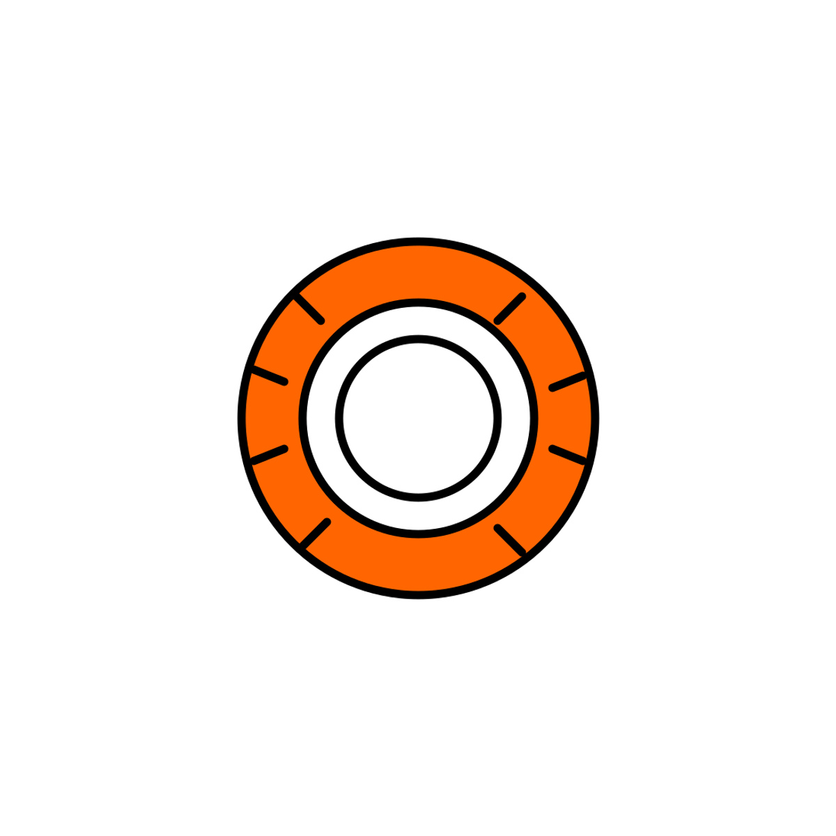 Autoband zonder velg