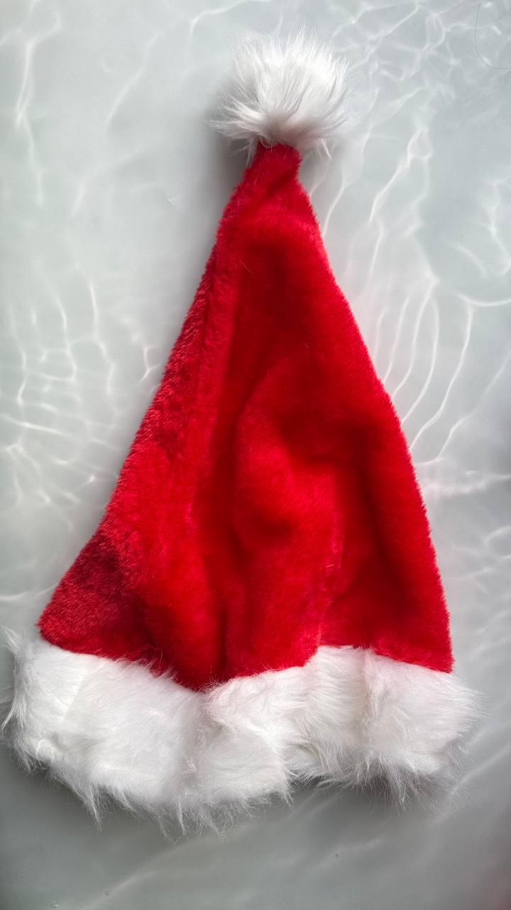 Шапка новорічна, шапка Санти