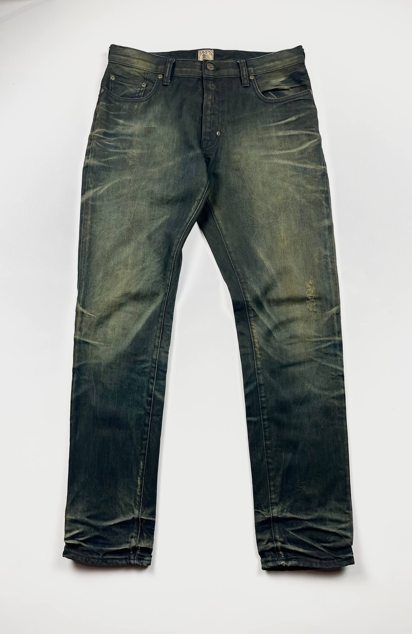 VINTAGE PRPS WASHED FADED DISTRESSED JEANS