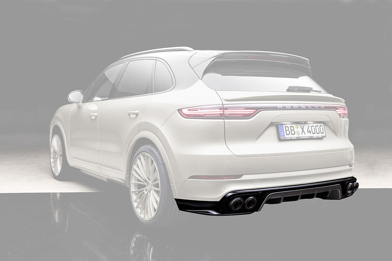 Porsche Cayenne (9YA) TECHART osłona zderzaka tylnego