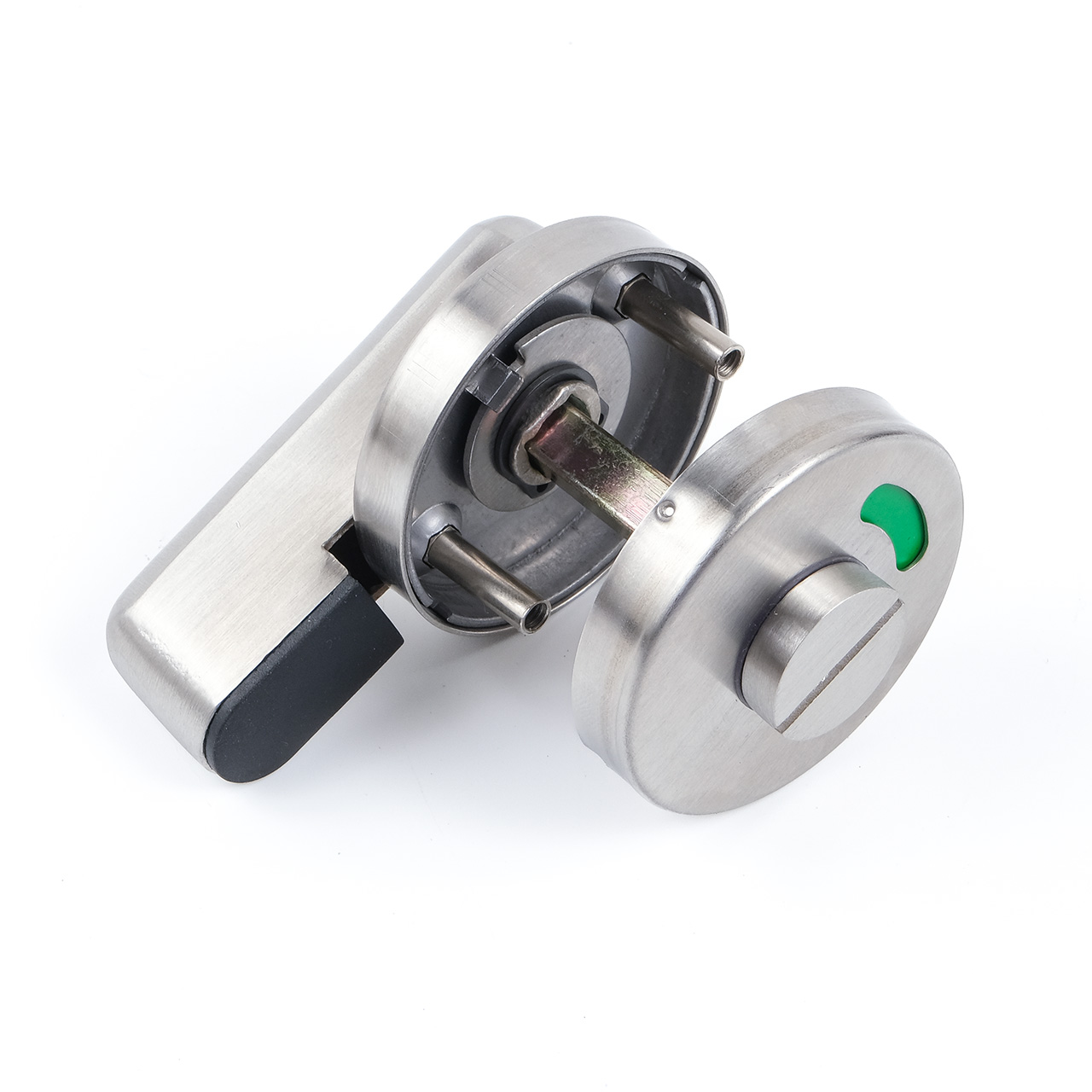 Засувка туалетна SIBA T100 з індикатором зайнятості, 10–30 мм, нержавіюча сталь SS304