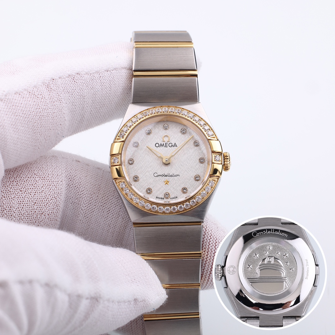 Women`s Omega 131.15.25.60.55.001 Constellation Quartz 24mm-copy-2