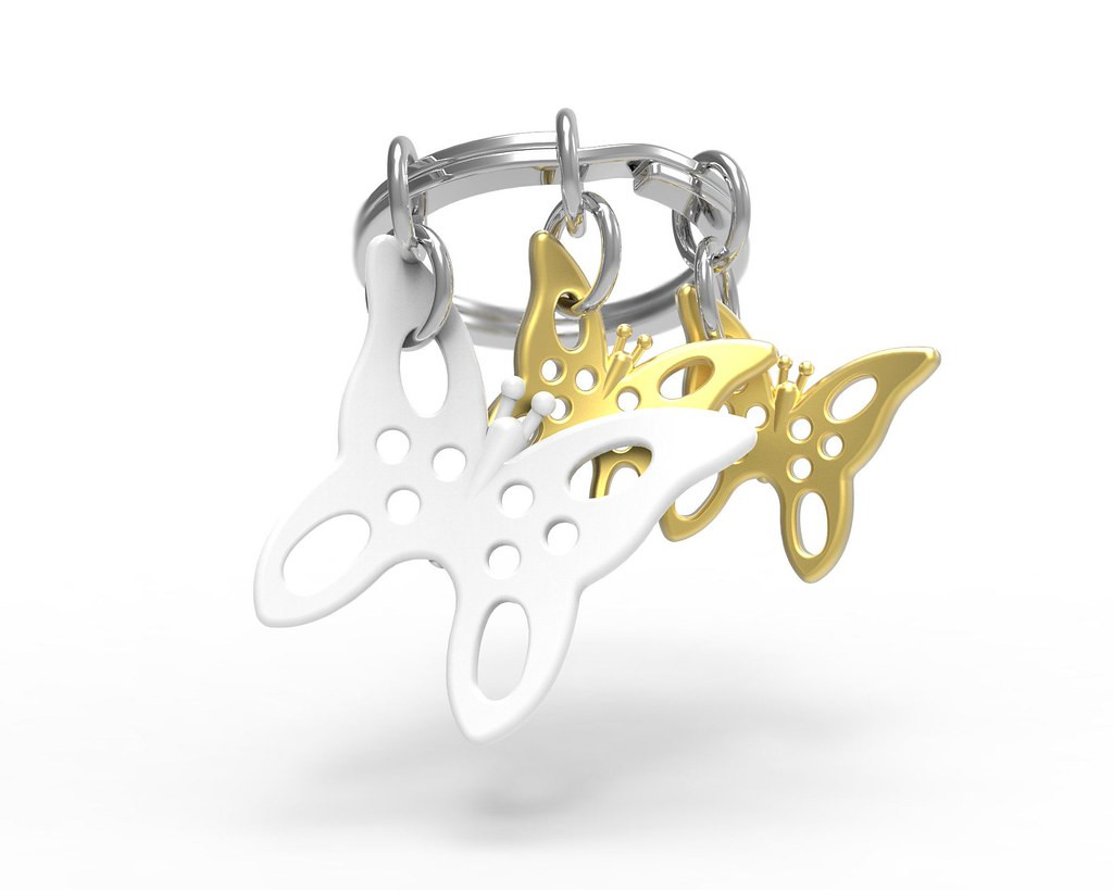 Брелок Metalmorphose Butterfly - металевий брелок у вигляді метелика