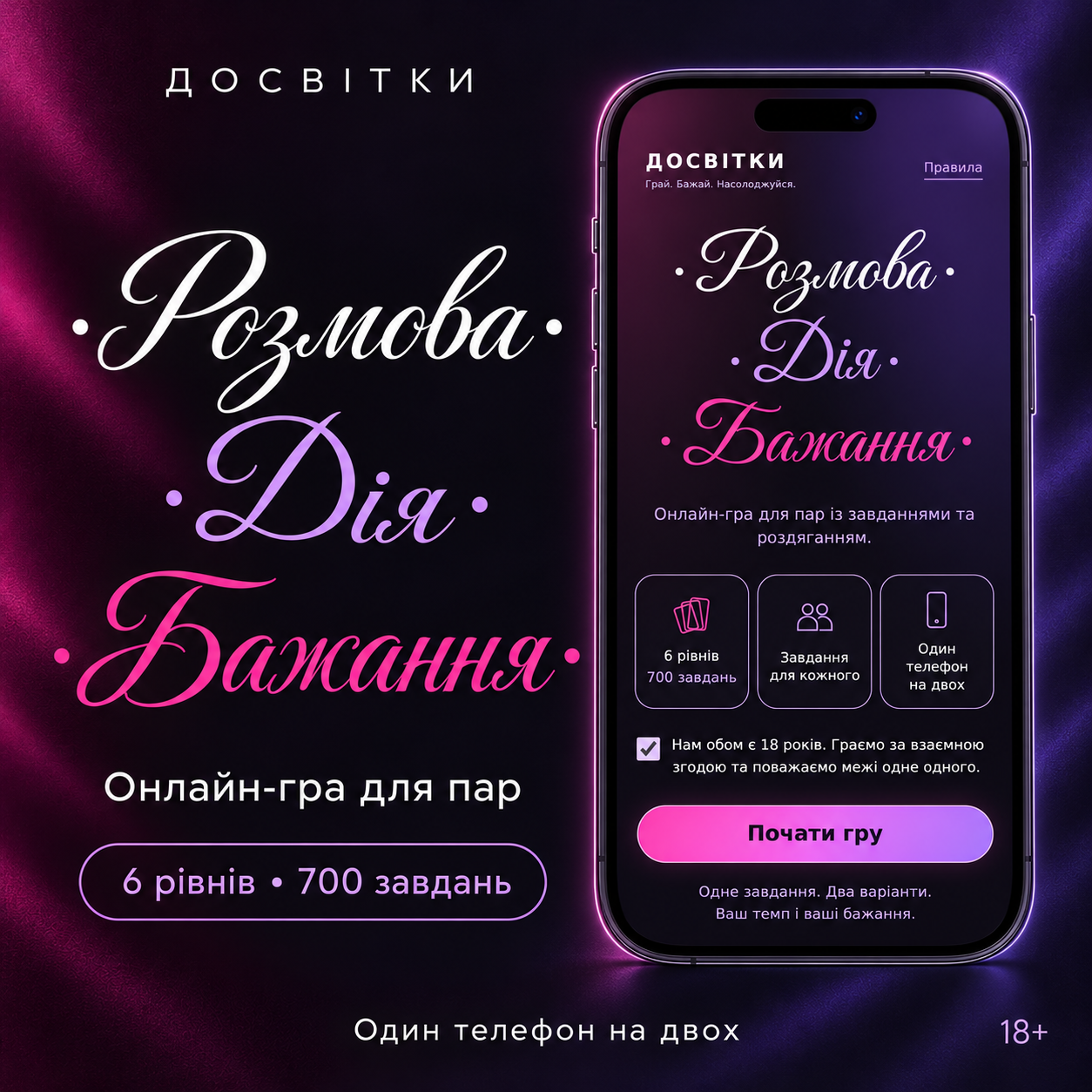 "Розмова. Дія. Бажання."
