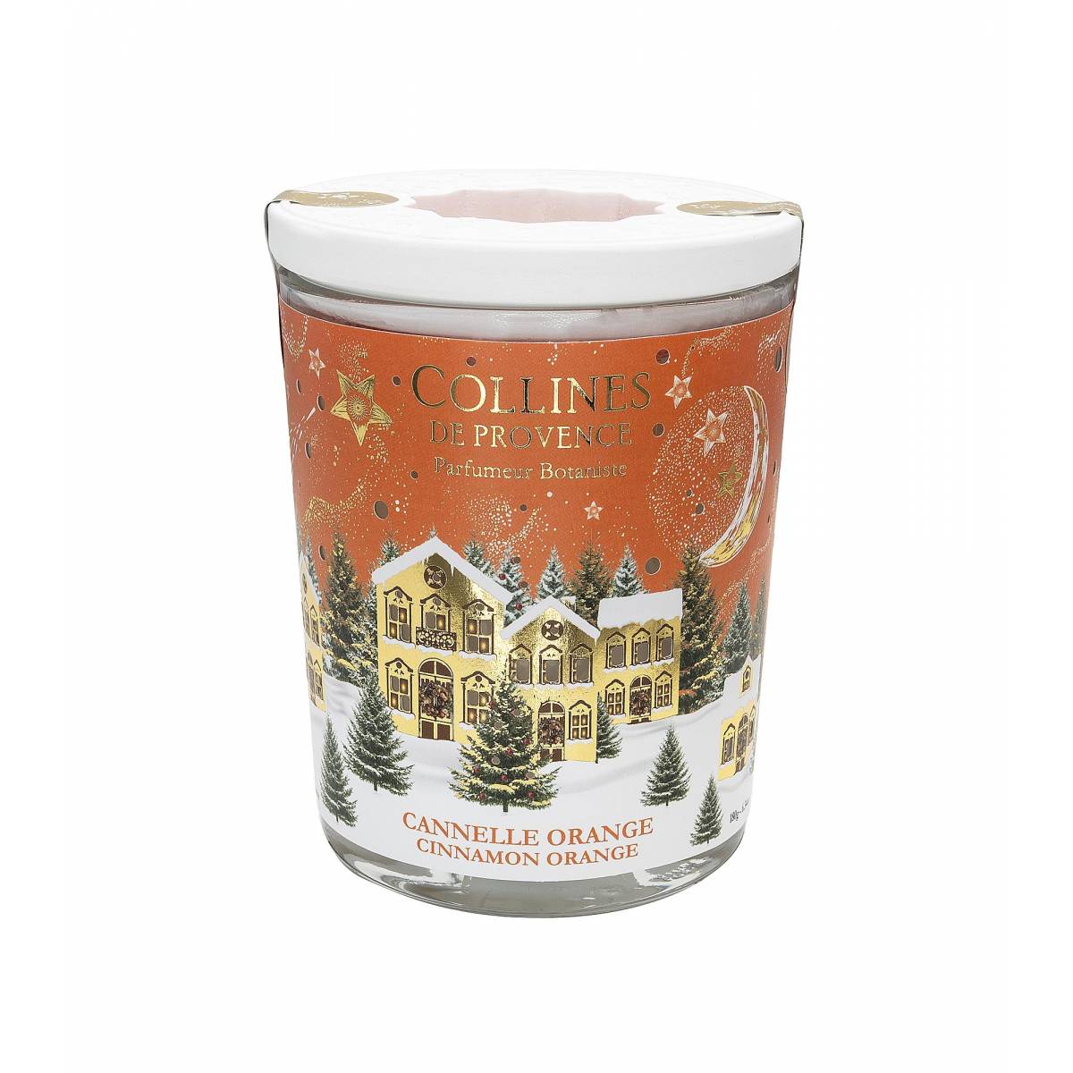 Свічка Collines de Provence Апельсин-кориця Christmas (Новорічна) 180 гр