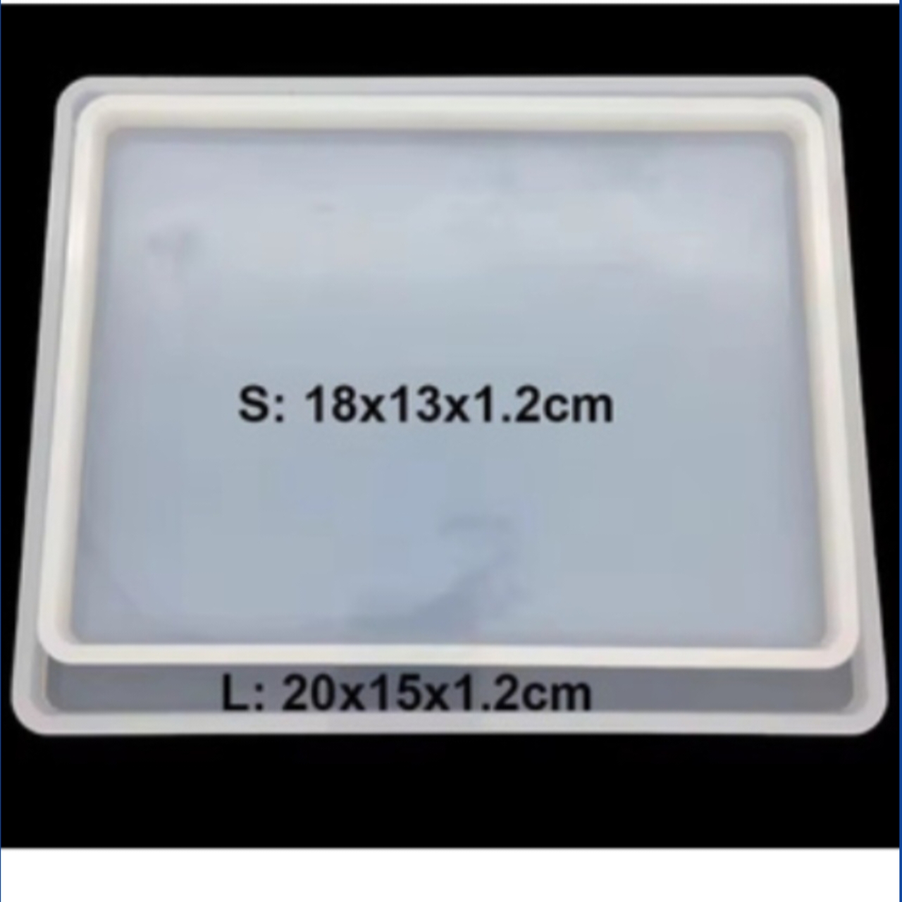 Rectangle Coaster Mold Set of 2