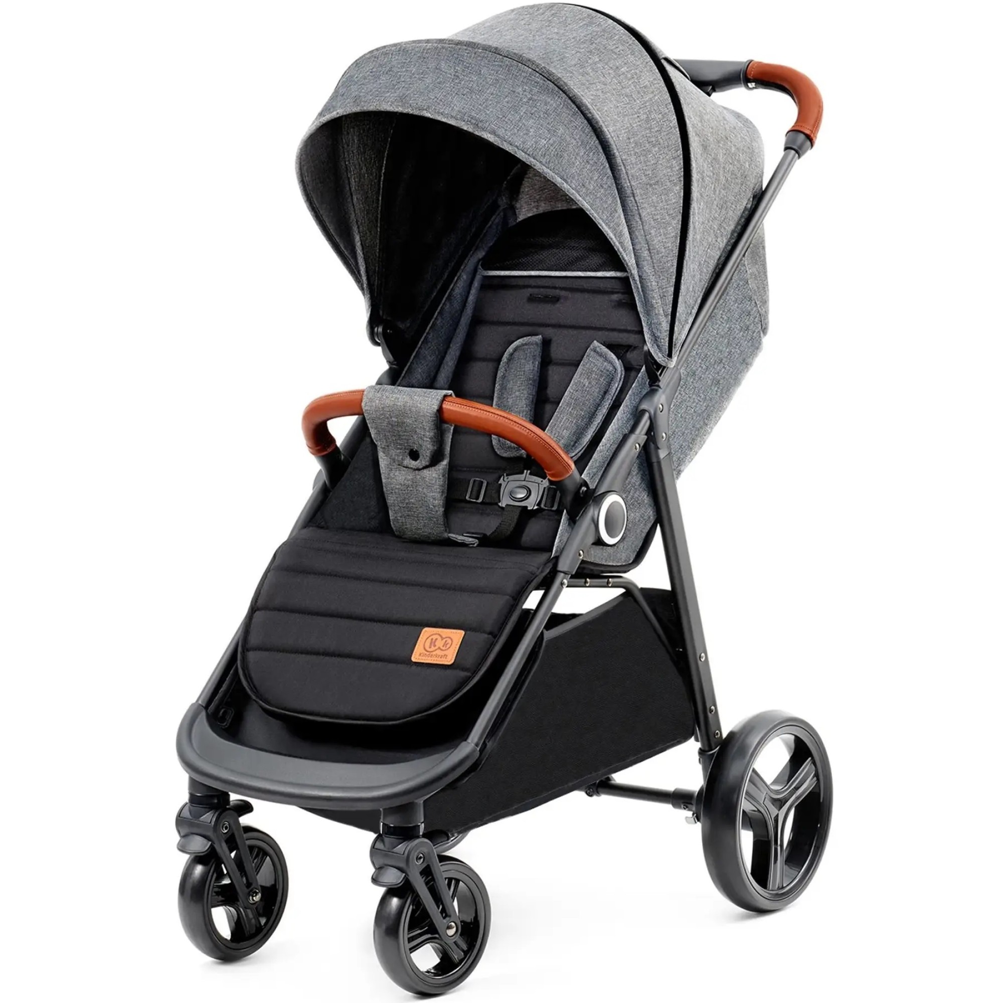 Прогулянкова коляска Kinderkraft Grande Plus Grey