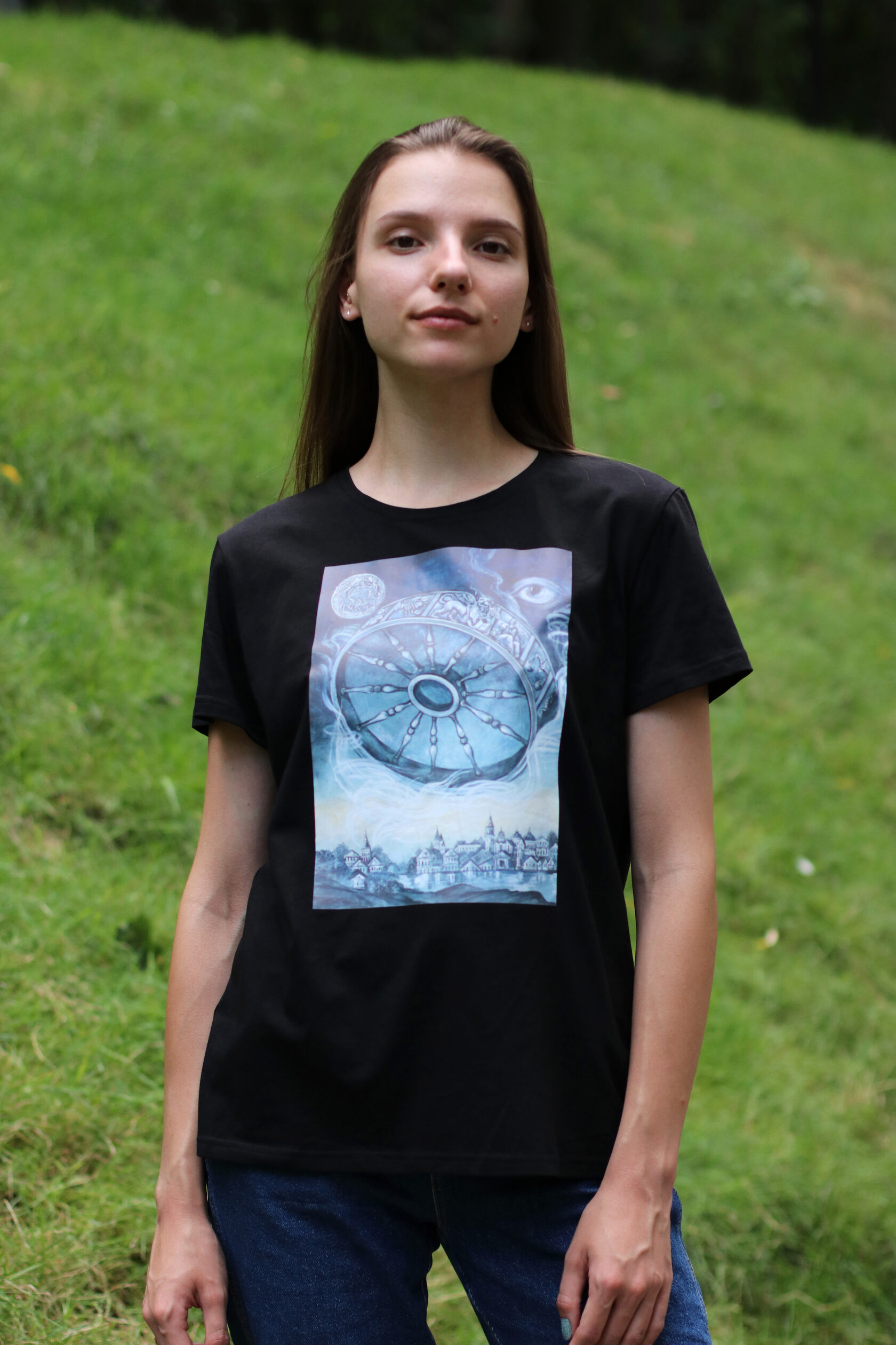 «Thirteenth (13th) lunar day» black t-shirt