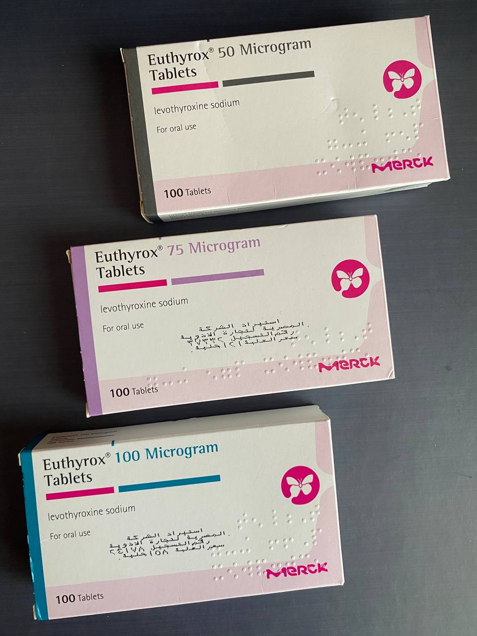 Euthyrox Levothyroxinum Еутирокс Левотироксин 100 табл Єгипет
