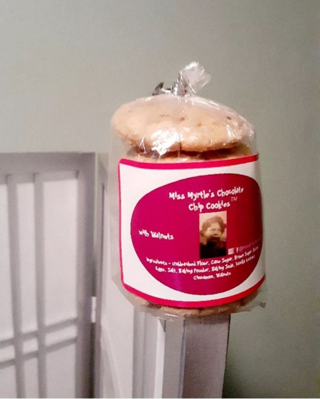 Chocolate Chip Cookies with Walnuts Treat Bag 4oz.